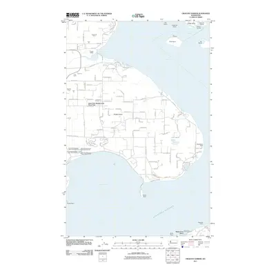 2011 Map of Crescent Harbor, 2011 Print