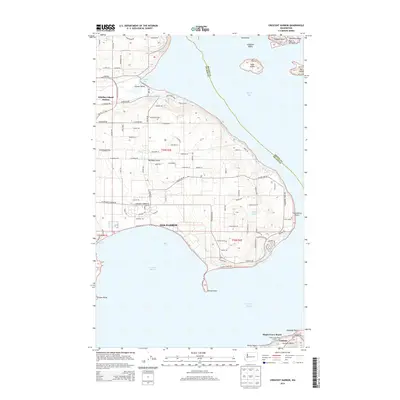 2014 Map of Crescent Harbor, 2014 Print