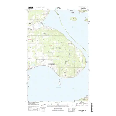 2017 Map of Crescent Harbor, 2017 Print