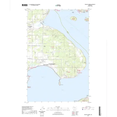 2020 Map of Crescent Harbor, 2020 Print