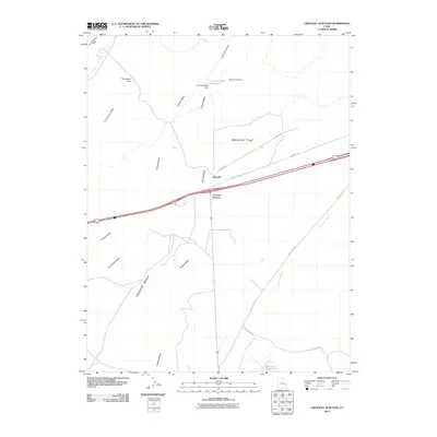 2010 Map of Crescent Junction, 2010 Print