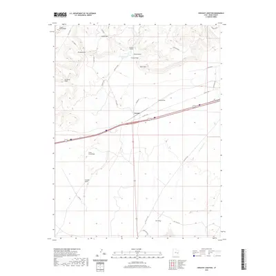 2020 Map of Crescent Junction, 2020 Print