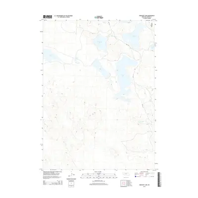2014 Map of Crescent Lake, 2014 Print