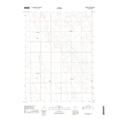 2017 Map of Crescent Lake SE, 2017 Print