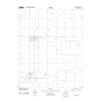 2012 Map of Crescent, 2012 Print