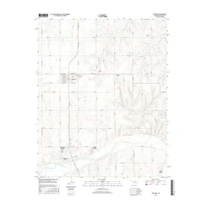 2016 Map of Crescent, 2016 Print