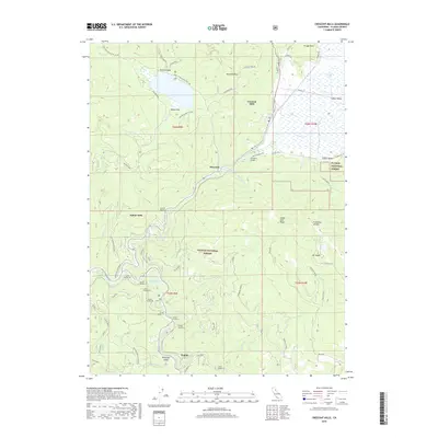 2018 Map of Crescent Mills, 2018 Print