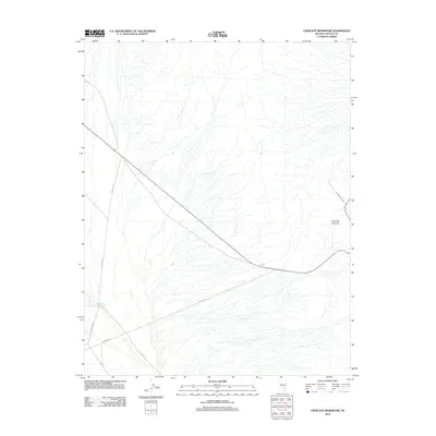 2012 Map of Crescent Reservoir, 2012 Print