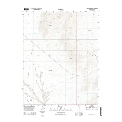 2015 Map of Crescent Reservoir, 2015 Print