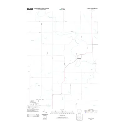 2013 Map of Cresco NE, 2013 Print