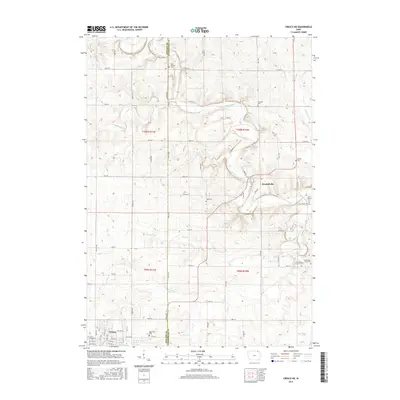2015 Map of Cresco NE, 2015 Print