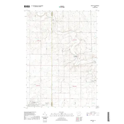 2018 Map of Cresco NE, 2018 Print