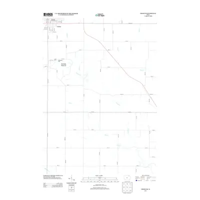 2013 Map of Cresco SE, 2013 Print
