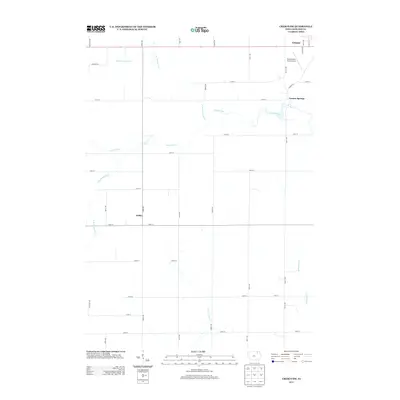 2013 Map of Cresco SW, 2013 Print