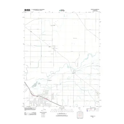 2012 Map of Cressey, 2012 Print