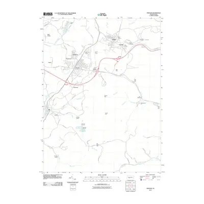 2010 Map of Cresson, 2010 Print