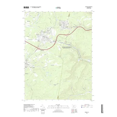 2019 Map of Cresson, 2019 Print