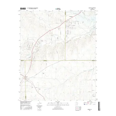 2016 Map of Cresson, 2016 Print