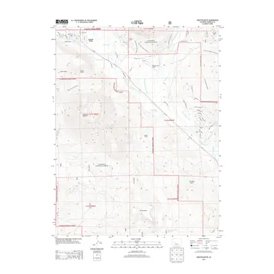2013 Map of Crested Butte, 2013 Print