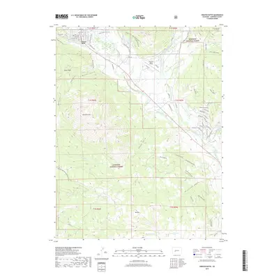 2019 Map of Crested Butte, 2019 Print