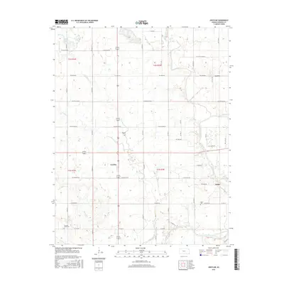 2015 Map of Crestline, 2015 Print