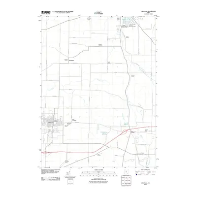 2010 Map of Crestline, 2010 Print