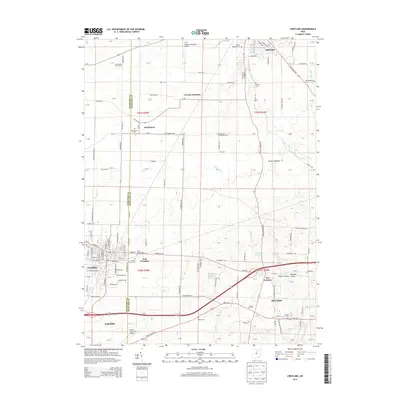 2013 Map of Crestline, 2013 Print