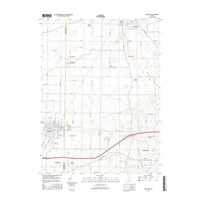 2016 Map of Crestline, 2016 Print