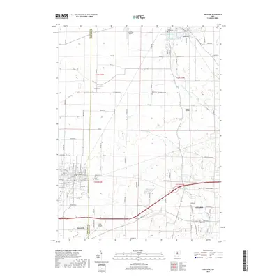 2019 Map of Crestline, 2019 Print