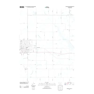 2013 Map of Creston East, 2013 Print