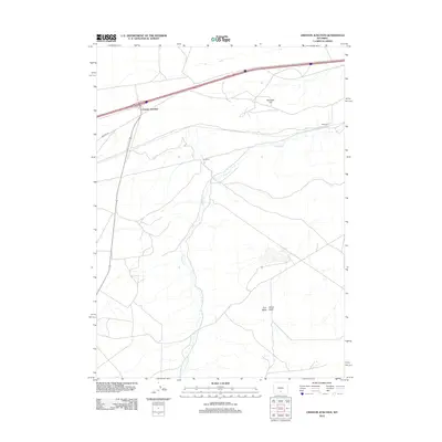 2012 Map of Creston Junction, 2012 Print