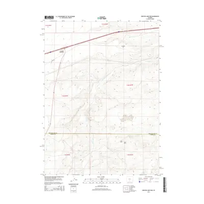 2015 Map of Creston Junction, 2015 Print