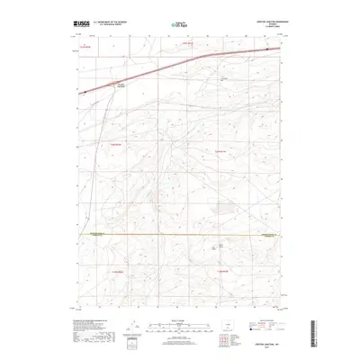 2017 Map of Creston Junction, 2017 Print