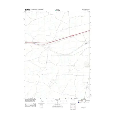 2012 Map of Creston, 2012 Print