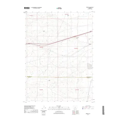 2017 Map of Creston, 2017 Print