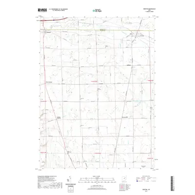2019 Map of Creston, 2019 Print