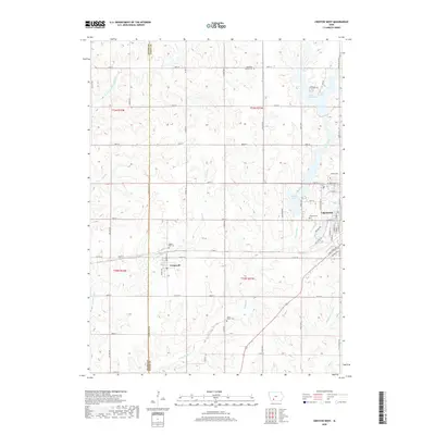2018 Map of Creston West, 2018 Print