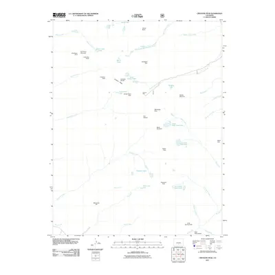 2011 Map of Crestone Peak, 2011 Print