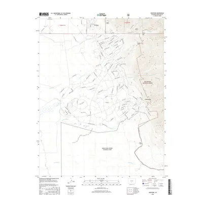 2016 Map of Crestone, 2016 Print