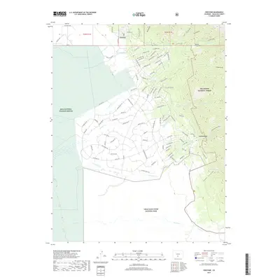 2019 Map of Crestone, 2019 Print
