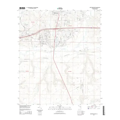 2015 Map of Crestview South, 2015 Print