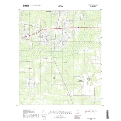 2018 Map of Crestview South, 2018 Print