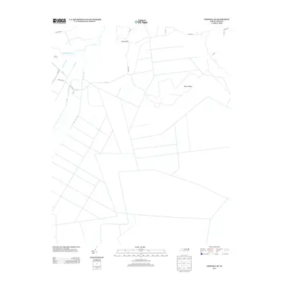 2013 Map of Creswell SE, 2013 Print