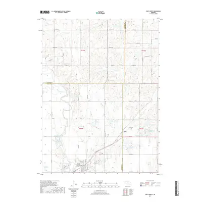 2017 Map of Crete North, 2017 Print