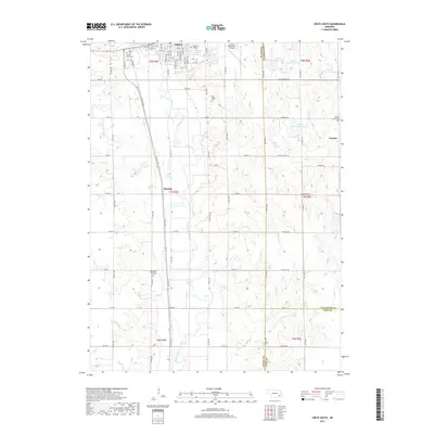 2017 Map of Crete South, 2017 Print