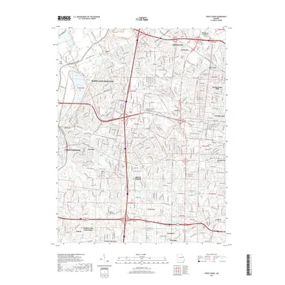 2017 Map of Creve Coeur, 2017 Print