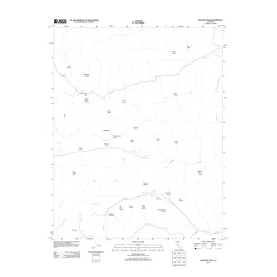 2012 Map of Crevison Peak, 2012 Print