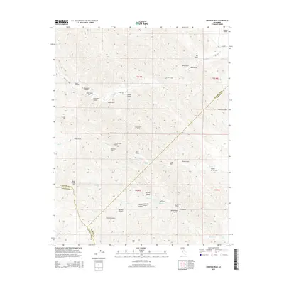 2015 Map of Crevison Peak, 2015 Print