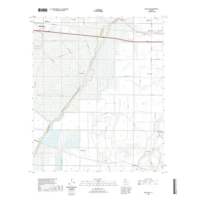 2020 Map of Crew Lake, 2020 Print