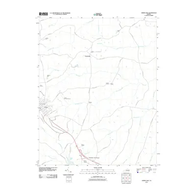 2010 Map of Crewe East, 2010 Print